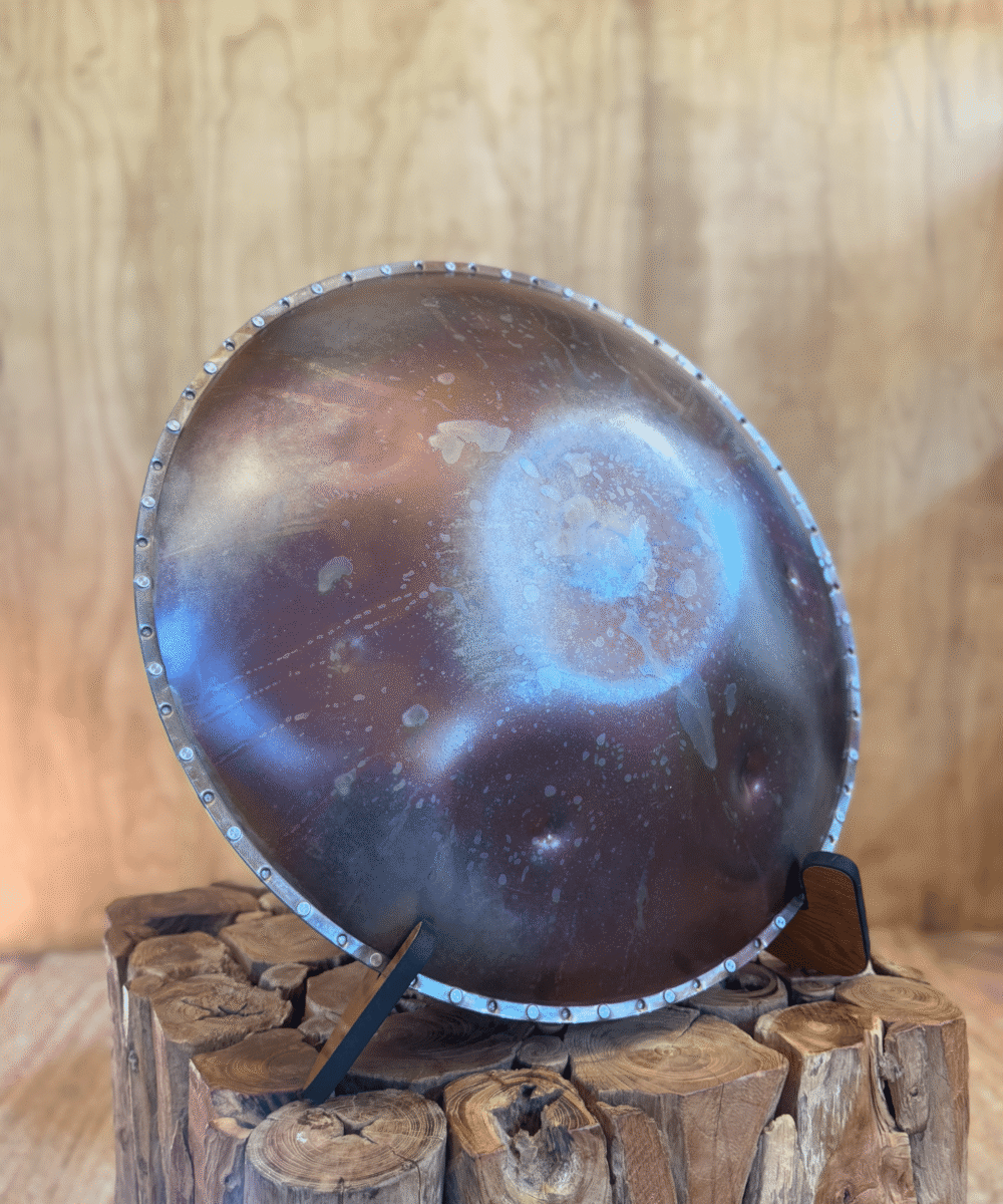 Alternative view of Handpan - Sunpan - F# Minor - The Classic