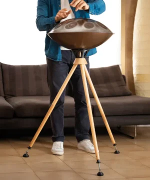 Alternative view of Atlas Handpan stand - Handpan studio